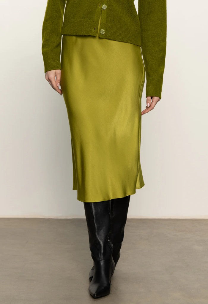 Sanctuary Clothing Everyday Maxi Skirt-Martini Olive