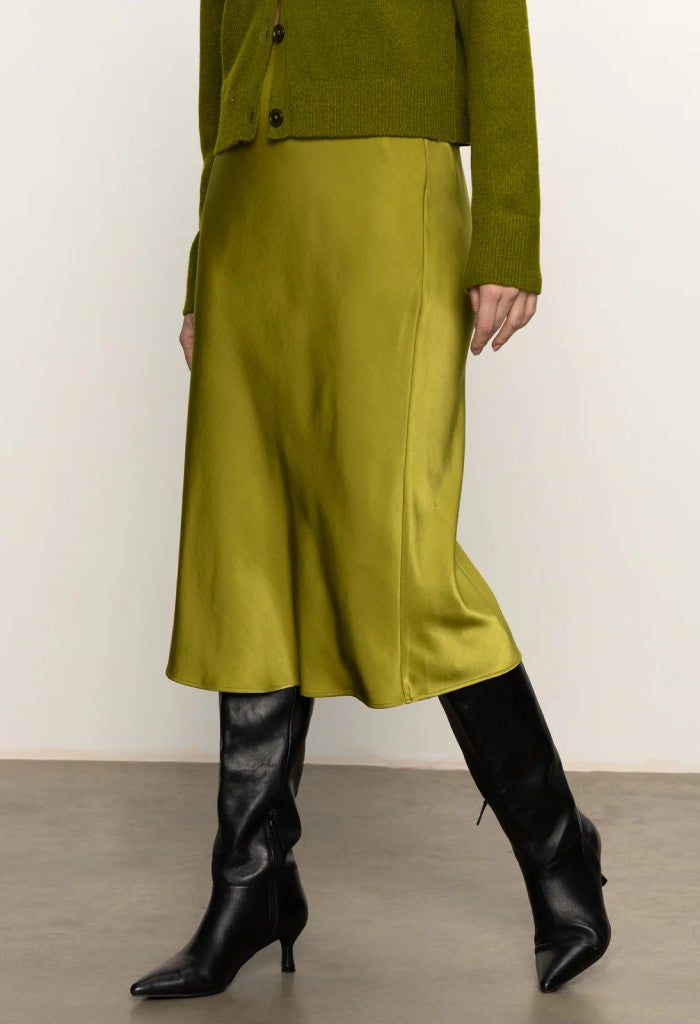 Sanctuary Clothing Everyday Maxi Skirt-Martini Olive