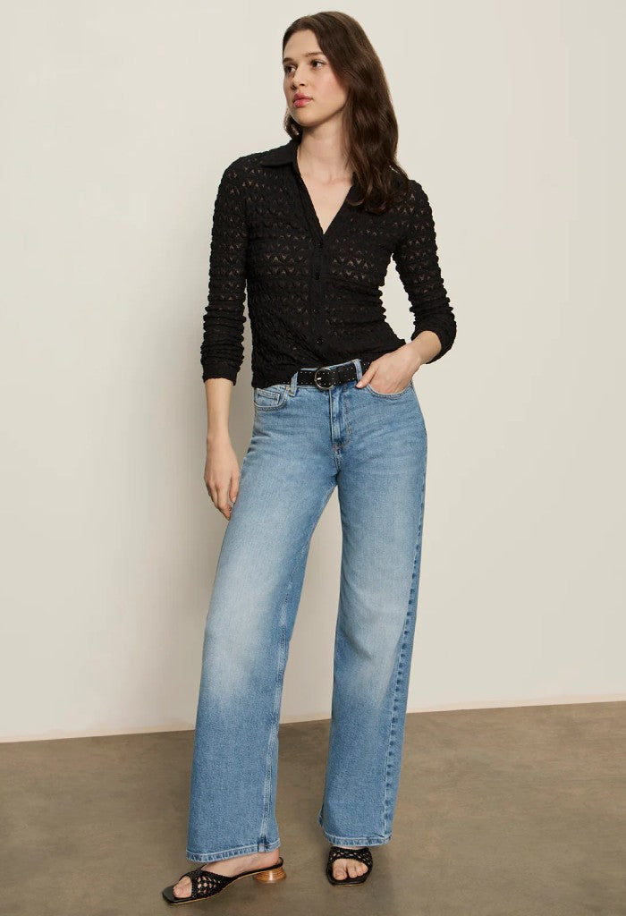 Sanctuary Clothing Dreamgirl Lace Button Up