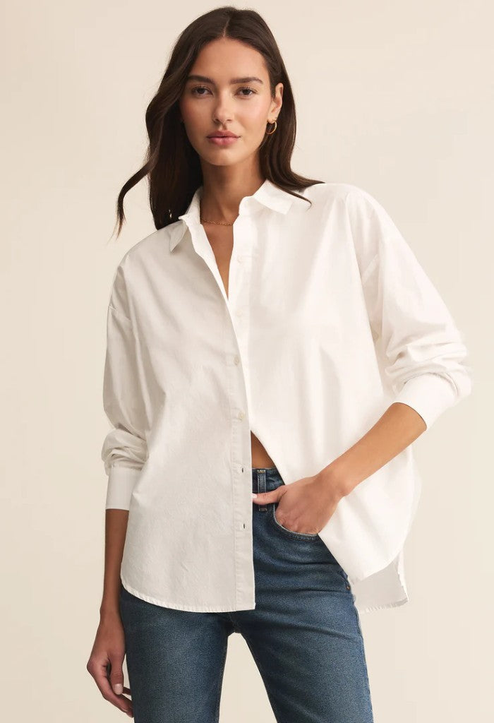Z Supply Elevated Poplin Shirt