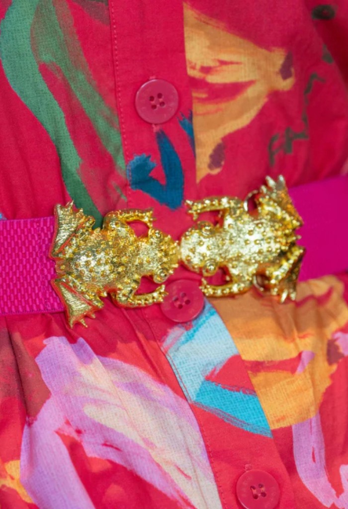 KK Bloom Kissing Frogs Interchangeable Belt Buckle