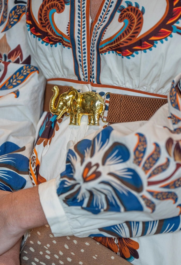 KK Bloom Elephant Interchangeable Belt Buckle