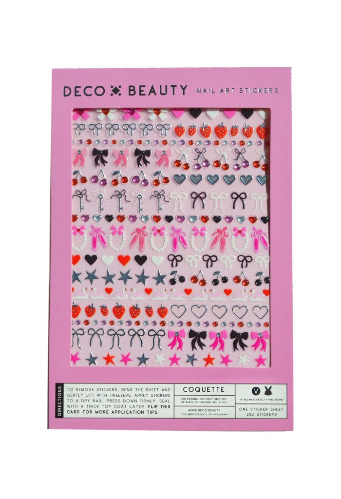 Deco Beauty Coquette Nail Art Stickers