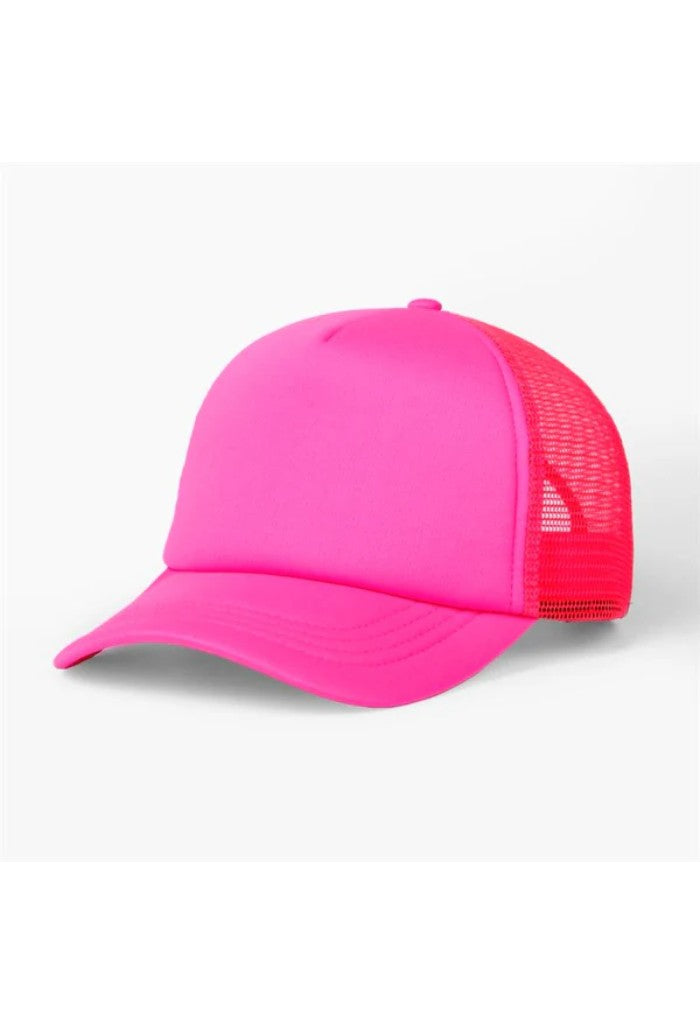 KK Bloom Foam Trucker Hat-Neon Pink