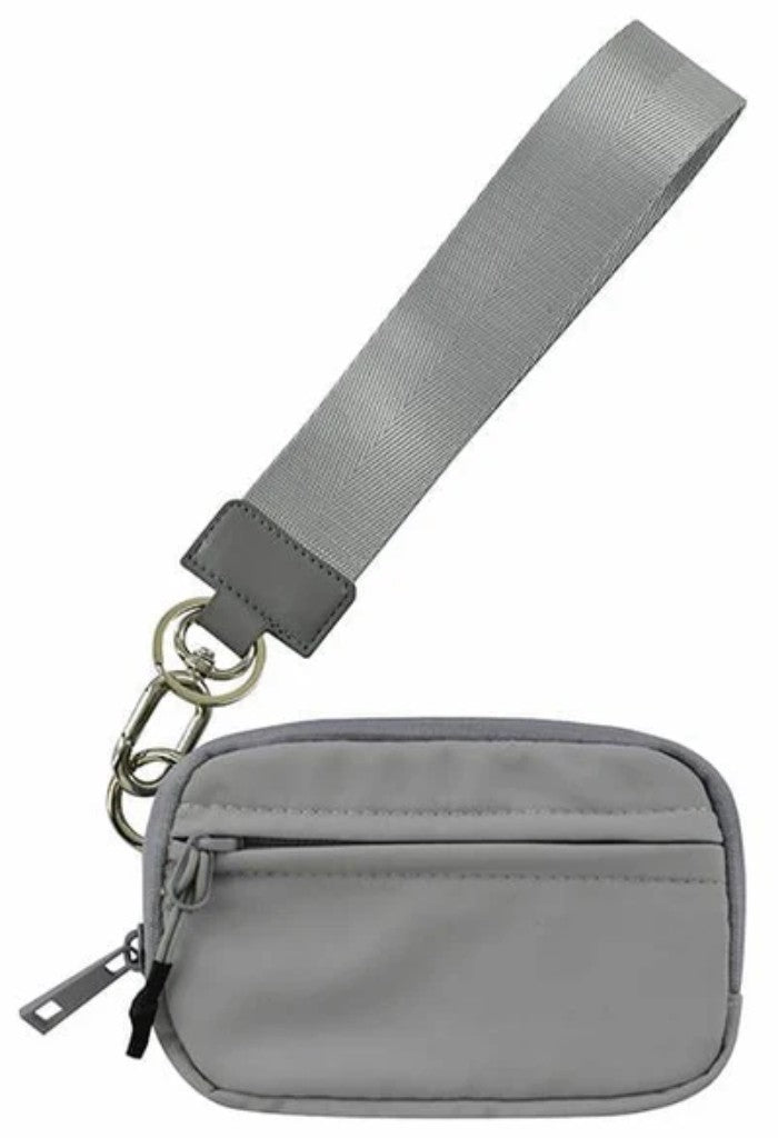 KK Bloom Natalie Zip Wallet-Grey
