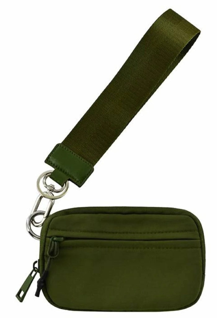 KK Bloom Natalie Zip Wallet-Olive