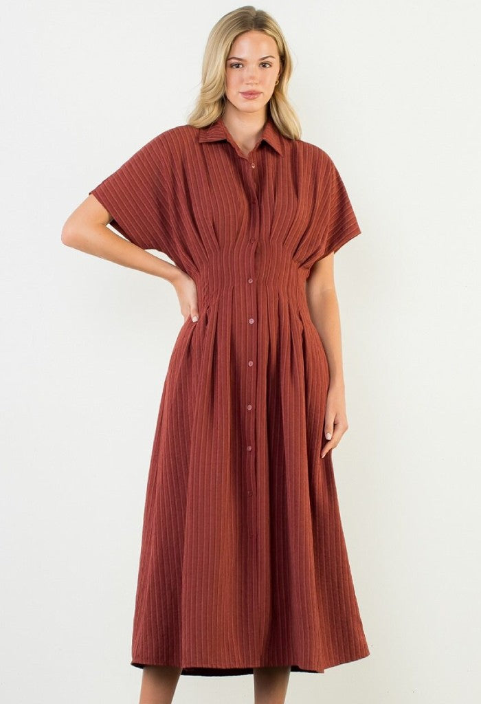 THML Apple Crisp Midi Dress