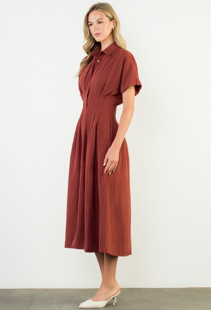 THML Apple Crisp Midi Dress