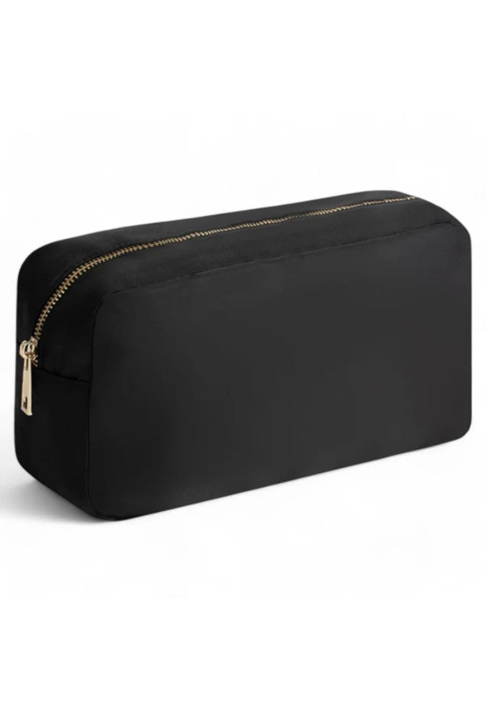 KK Bloom Nylon Cosmetic Bag-Large Black