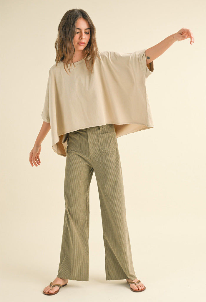 KK Bloom Dillon Pants-Olive Corduroy