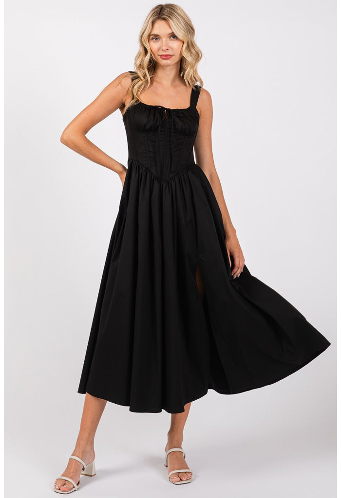 KK Bloom Daphne Maxi Dress-Black