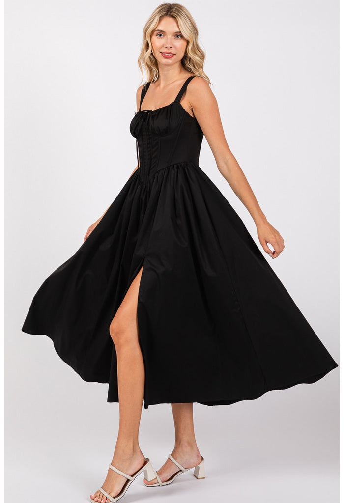 KK Bloom Daphne Maxi Dress-Black