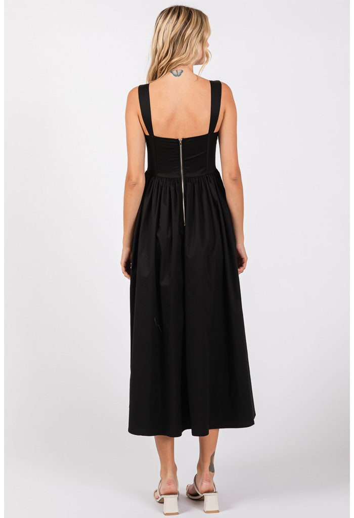 KK Bloom Daphne Maxi Dress-Black