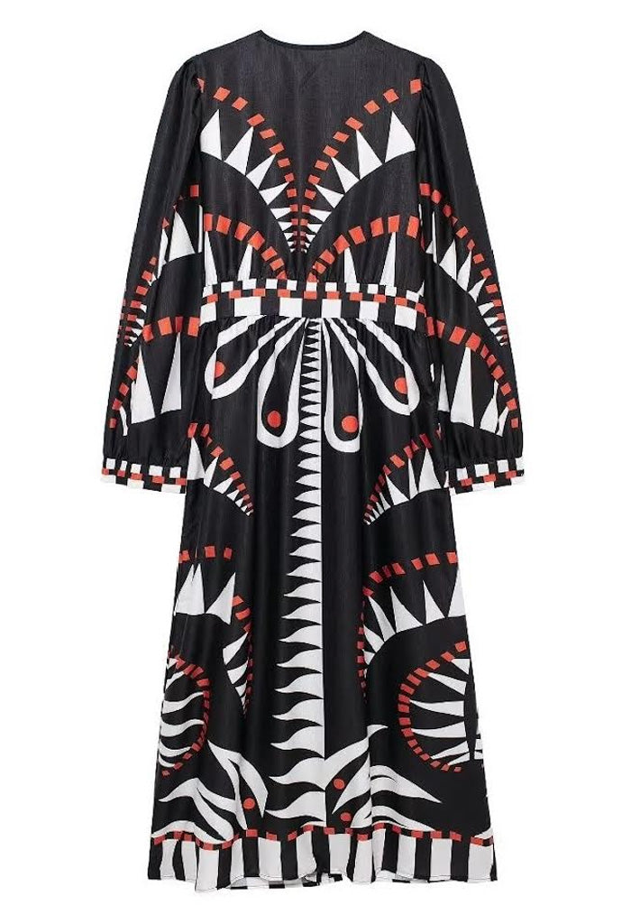 KK Bloom Moroccan Midi Dress