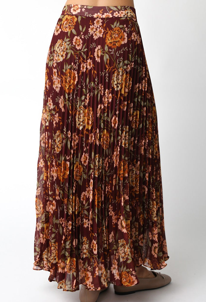 KK Bloom Secret Garden Skirt-Marsala Peach