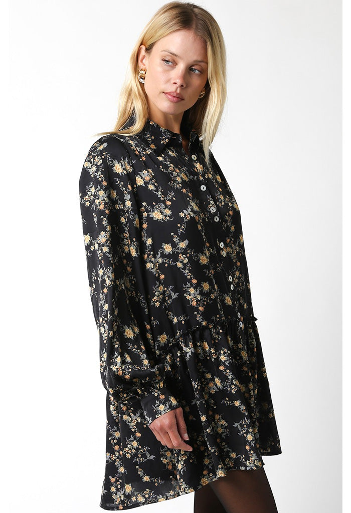 KK Bloom Black Marigold Dress