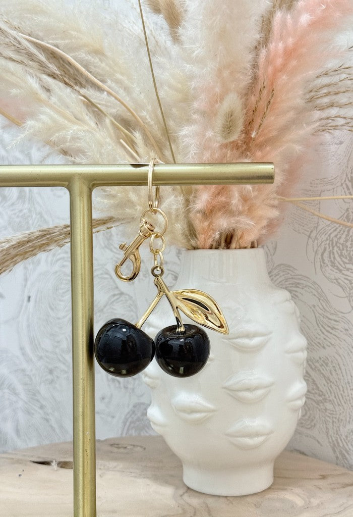 KK Bloom Cherry Keychain-Black Cherry