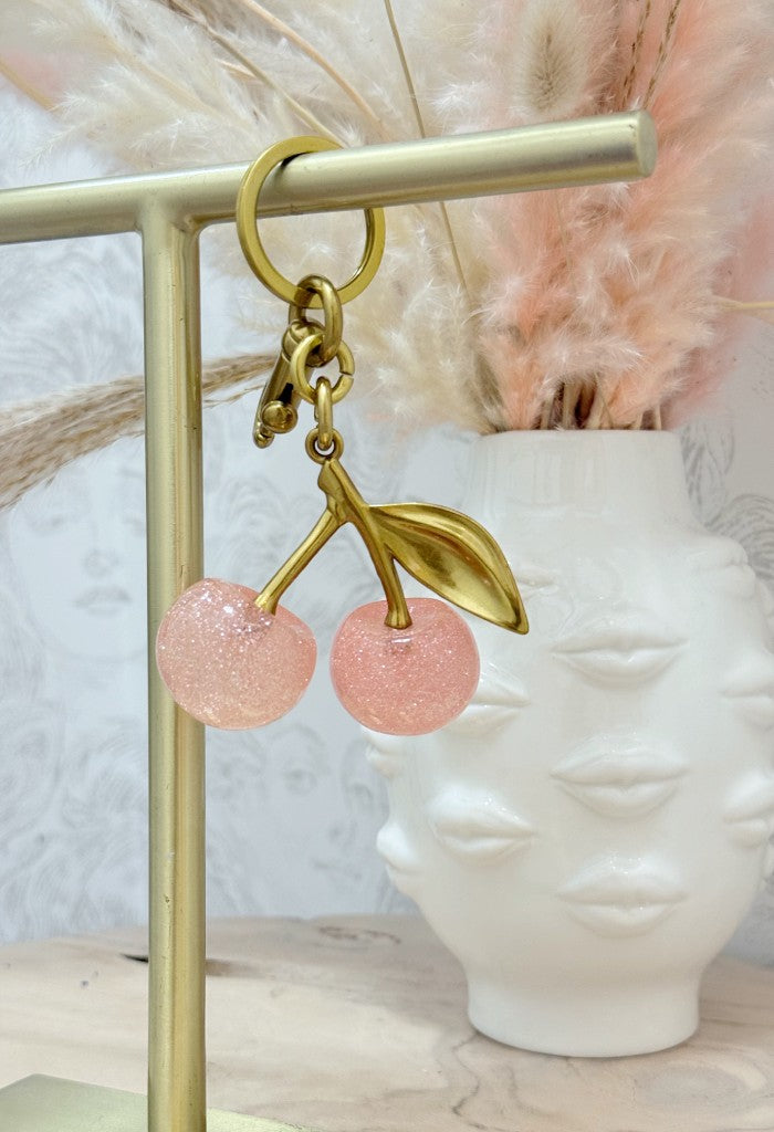 KK Bloom Cherry Keychain-Blush