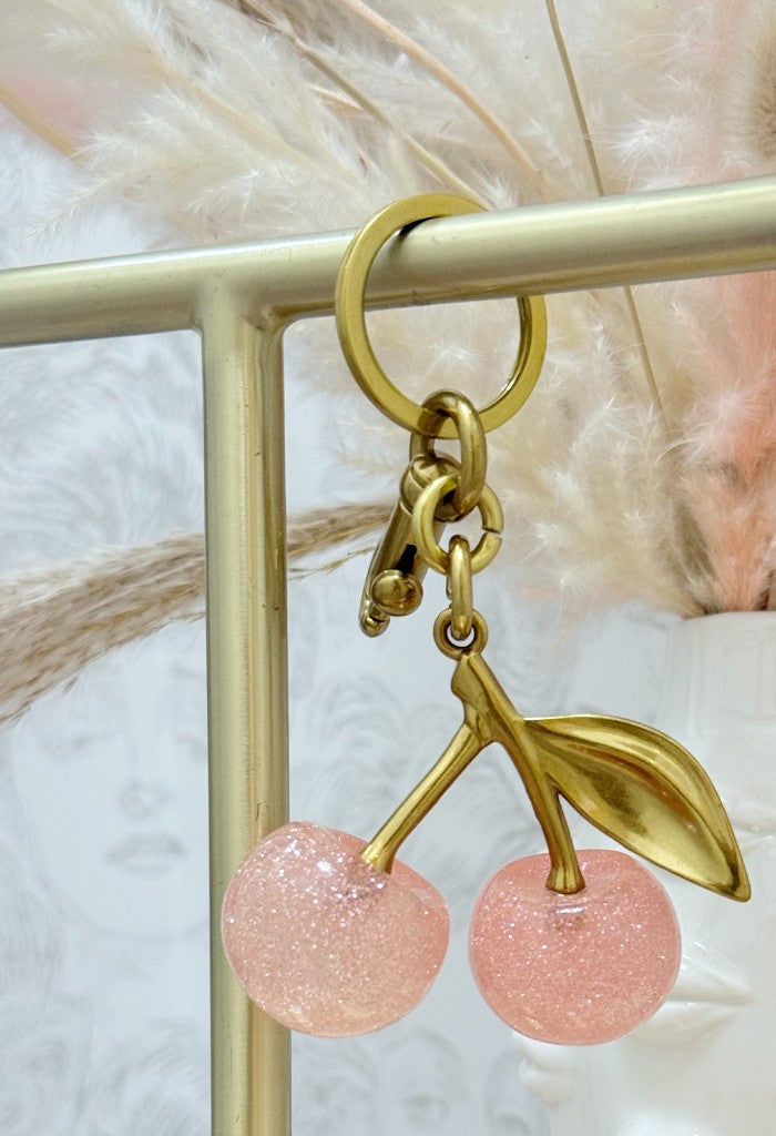 KK Bloom Cherry Keychain-Blush