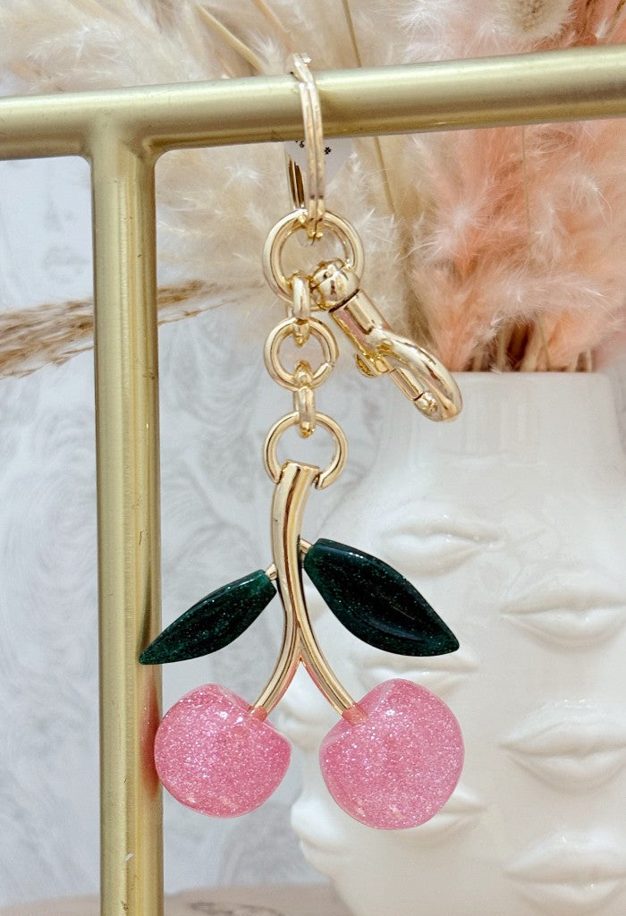 KK Bloom Cherry Keychain-Pink