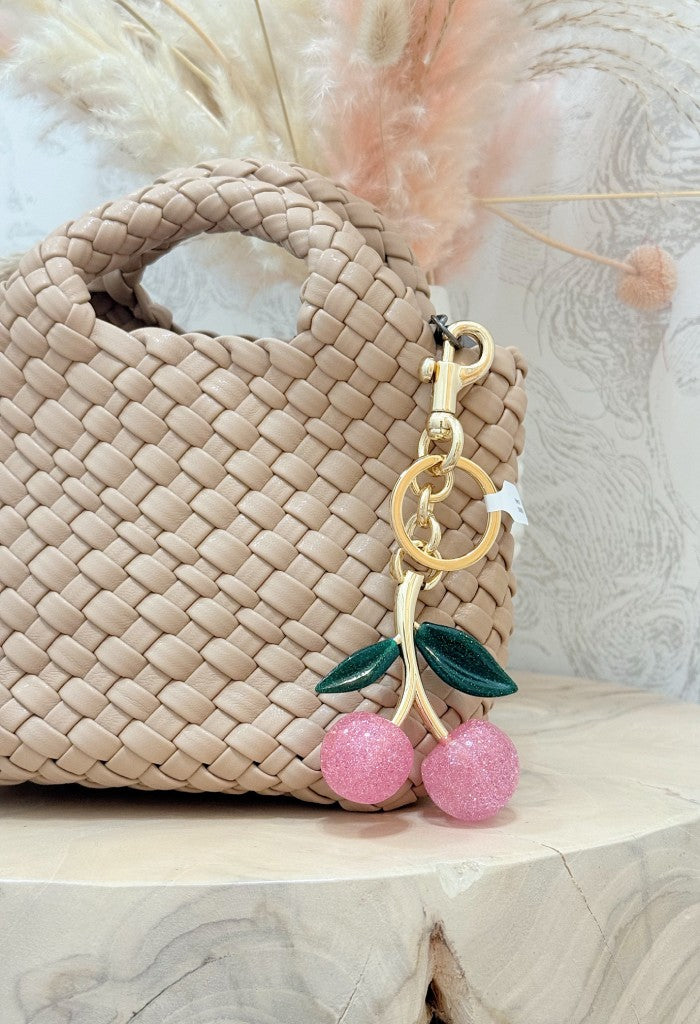 KK Bloom Cherry Keychain-Pink