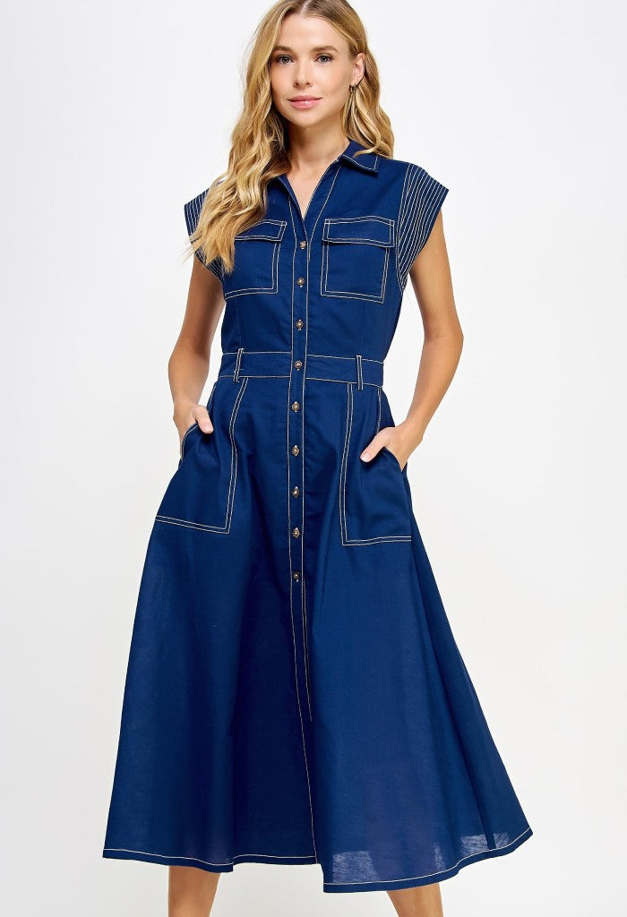 KK Bloom Polly Midi Dress