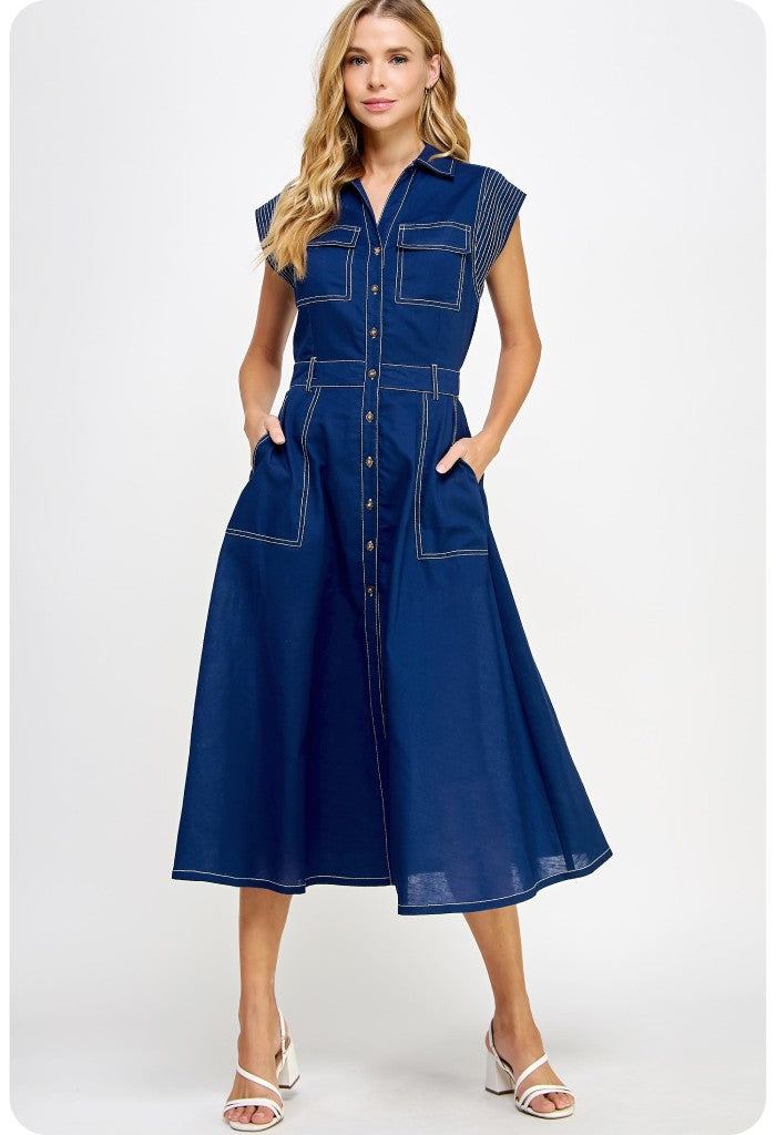 KK Bloom Polly Midi Dress