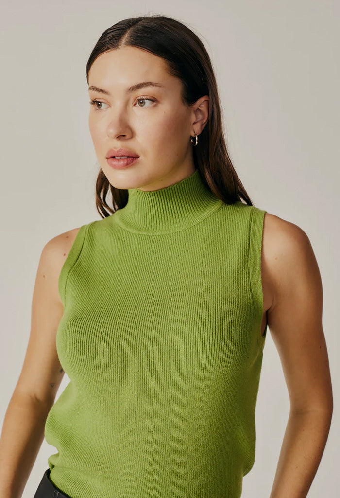 Deluc Trafik Knit Top-Green