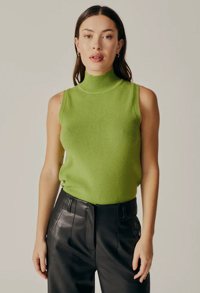 Deluc Trafik Knit Top-Green