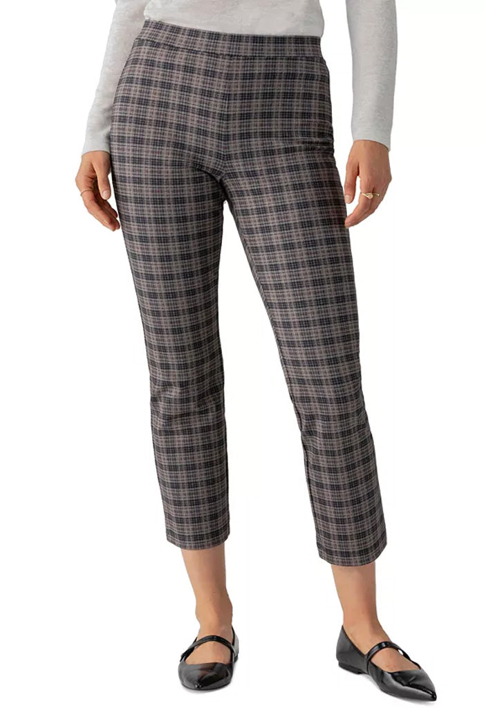 Sanctuary Carnaby Kick Crop-Shadow Navy Plaid