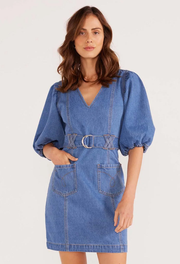 Minkpink Peyton Denim Mini Dress