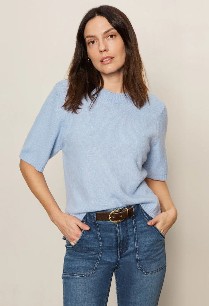 Sanctuary Clothing Perfect Sweater Tee-Powder Blue