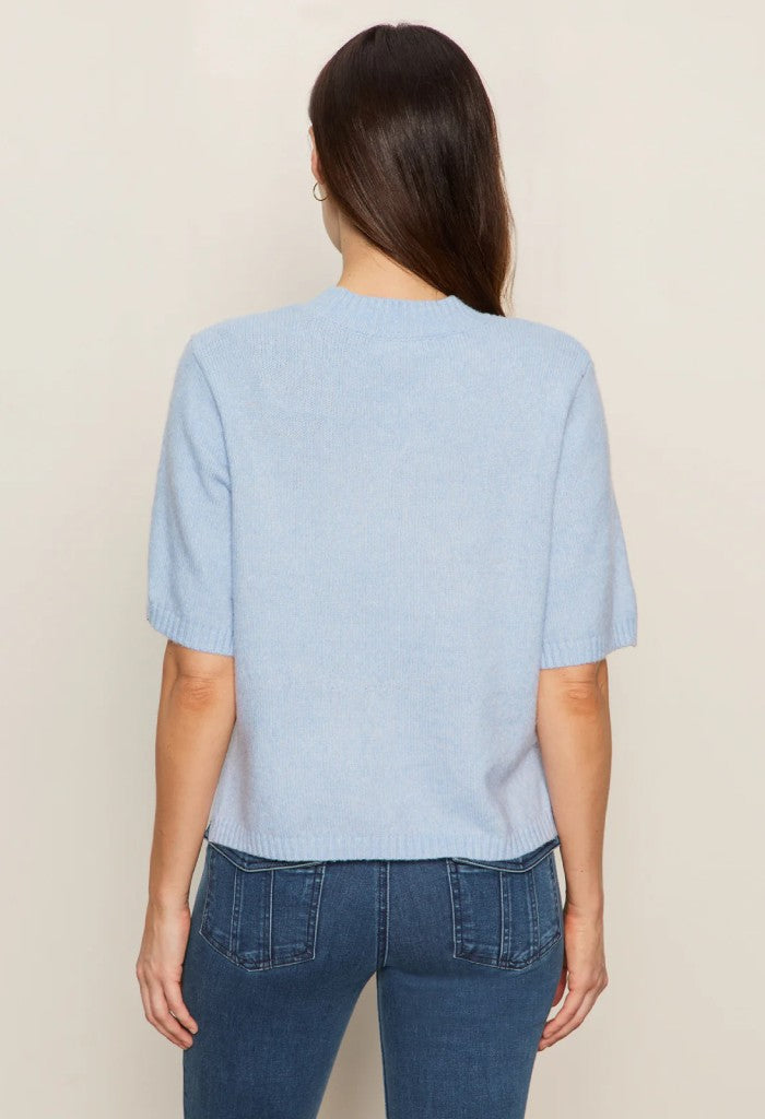 Sanctuary Clothing Perfect Sweater Tee-Powder Blue