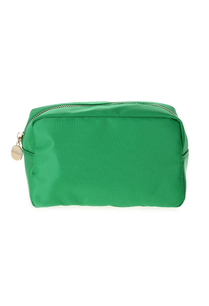 KK Bloom Nylon Cosmetic Bag-Kelly Green