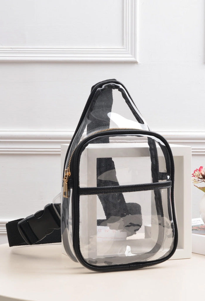 KK Bloom Slim Clear Stadium Sling Bag