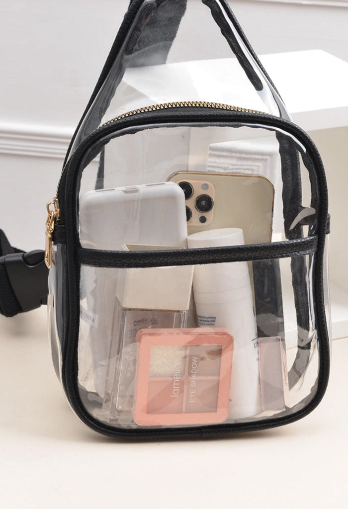 KK Bloom Slim Clear Stadium Sling Bag