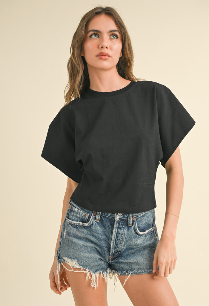 KK Bloom Anna Tee-Black