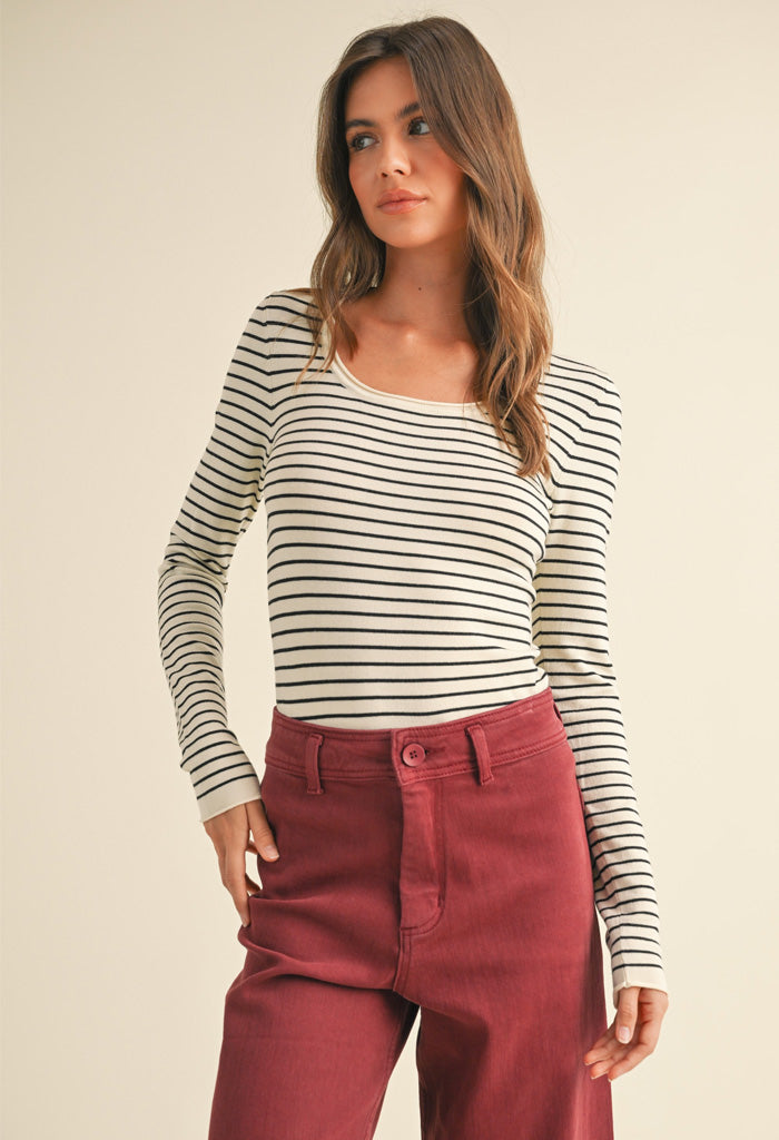 KK Bloom Lauren Stripe Top