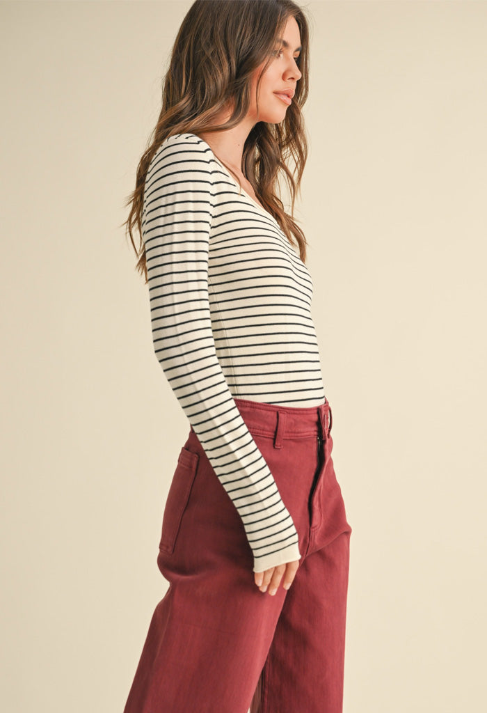 KK Bloom Lauren Stripe Top