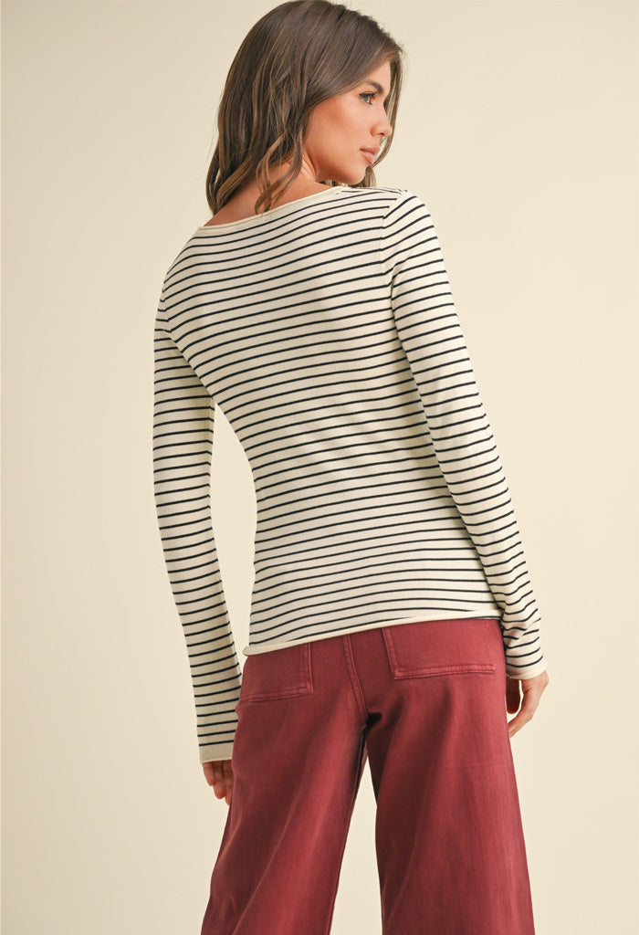 KK Bloom Lauren Stripe Top