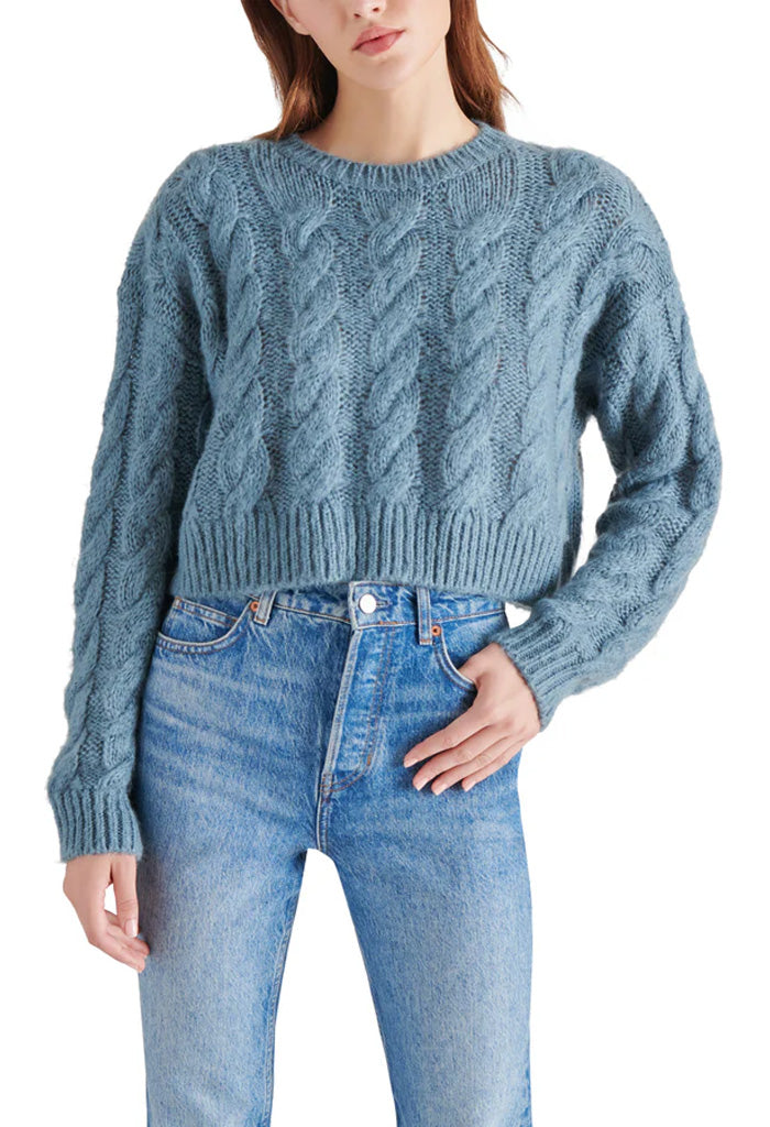 Steve Madden Ceronne Sweater-Blue Dusk