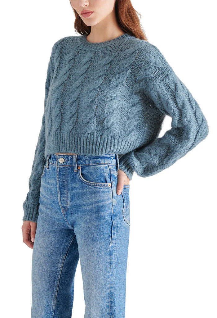 Steve Madden Ceronne Sweater-Blue Dusk