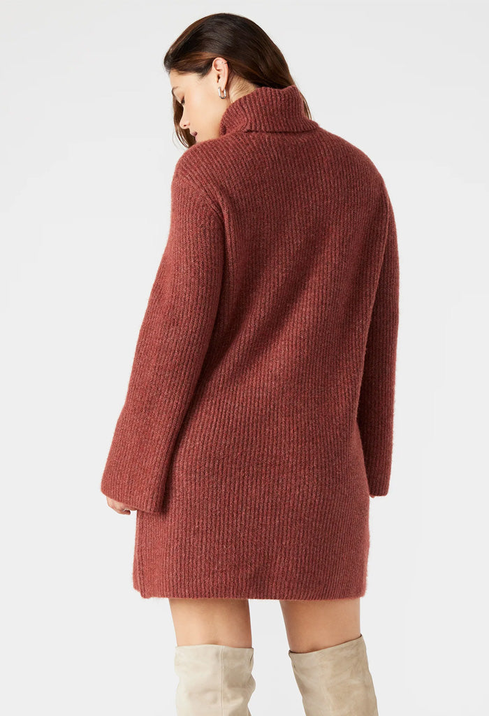 Steve Madden Abbie Sweater Dress-Baked Apple