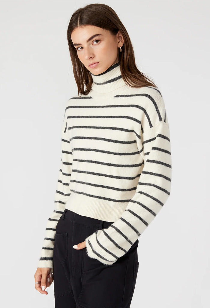 Steve Madden Narsha Sweater-Ivory Stripe