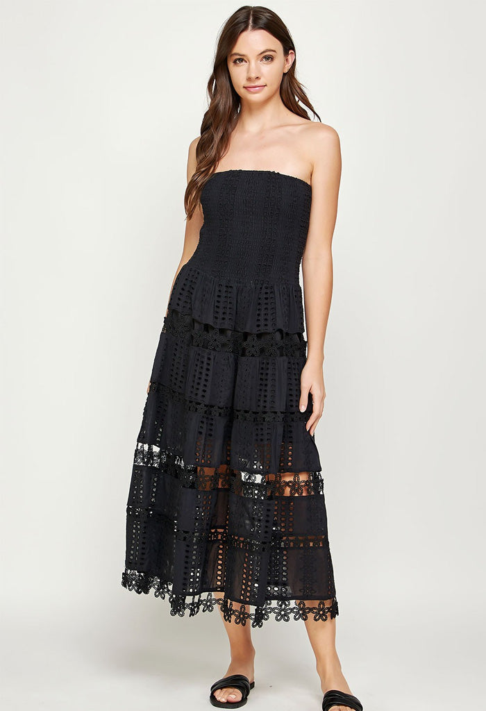 KK Bloom Nadia Maxi Dress-Black