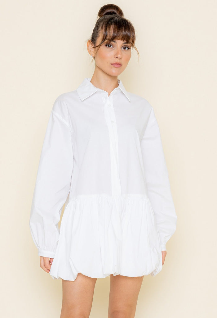 KK Bloom Audrey Dress-White