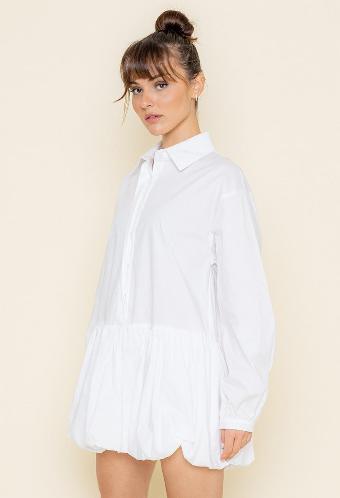 KK Bloom Audrey Dress-White