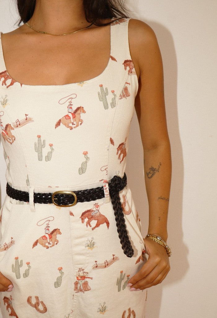 KK Bloom Rodeo Slit Midi Dress