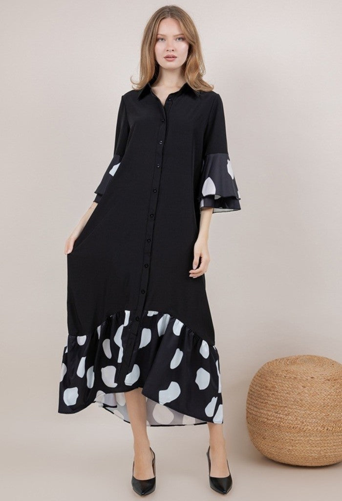 KK Bloom Dana Dress-Black