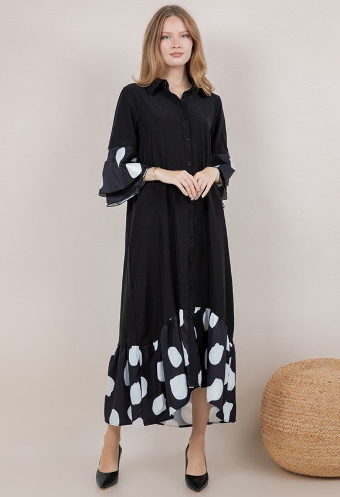 KK Bloom Dana Dress-Black